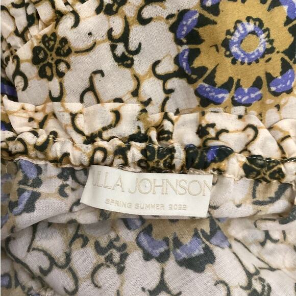 Ulla Johnson Trula Tie Shoulder Mini Dress Coverup In Citrus Size Medium - Picture 13 of 15